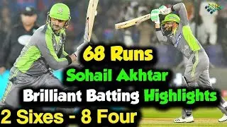 Sohail Akhtar Brilliant Batting Against Karachi | Batting Highlights | HBL PSL 2020|MB2