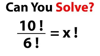 A Nice Factorial Problem from Olympiad | Easy Step-By-Step Explanation