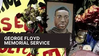 George Floyd Memorial Service in Minneapolis