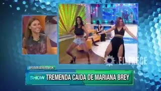 ¡Tremenda caída de Mariana Brey!