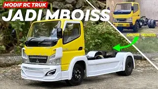 MODIF RC TRUK CANTER TRONDOL JADI MBOISS PAKAI BEMPER PATRIOT