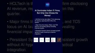 AI Dominates Indian IT Firms, But Only One Shows the Money!