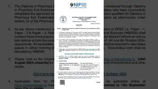 🚨 D. Pharmacy Students: Exit exam date announced&mdash;check the details! 🚨