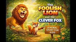 The Foolish Lion and the Clever Fox 🦁🦊 | Moral Story for Kids |