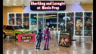 Sharkboy and Lavagirl at The Movie Prop Experience