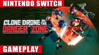 Clone Drone in the Danger Zone Nintendo Switch Gameplay