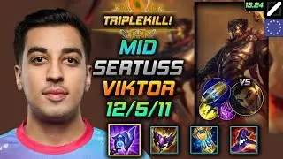 Viktor Mid Build Sertuss Luden's Tempest First Strike - LOL EUW Challenger Patch 13.24
