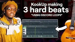 KookUp making 3 hard beats *USING DISCORD LOOPS*