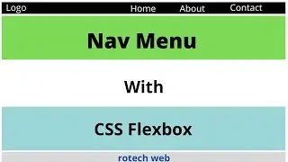Nav Menu with Flexbox