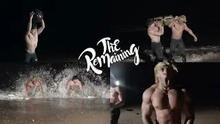 BLISTERING COLD Beach workout on Liquid Death | 37&deg; Below