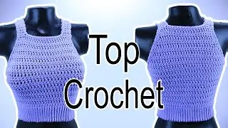 Top con espalda cubierta Todas las tallas Tank TOP
