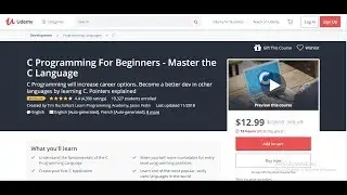 C Programming Tutorial for Beginners | Learn C programming | C language