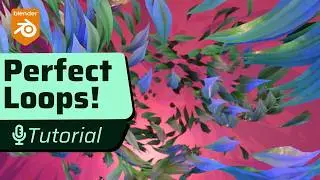 Perfect Looping Particle Trail Simulations Blender Geometry Nodes Motion Graphics