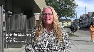 The Walking School Bus at MLK Elementary