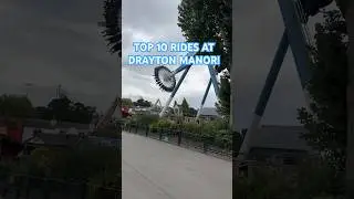 Top 10 Rides at Drayton Manor! #top10 #top10rides #draytonmanor #rollercoasters #rides #shortsvideo