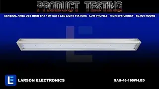 General Area Use High Bay 160 Watt LED Light Fixture - Low Profile - High Efficiency - 50,000 Hours