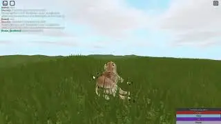 Killing a Quagga as a Smilodon ROBLOX Cenozoic Survival
