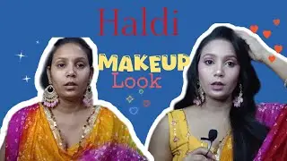 🪔haldi makeup look ✨🌷#makeup #makeuptutorial