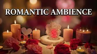 Valentine's Day Candlelight Background with Romantic Music 