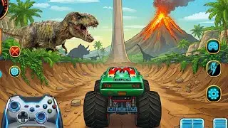 Mega Ramp Challenge!Super Crazy GT Monster Truck Racing Stunts | Android Gameplay #4 | DDK Games