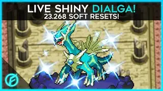 LIVE! SHINY Dialga After 23.268 SRs! - Pokemon Platinum