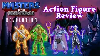 MOTU Masterverse Revelation Wave 1 Action Figures Review || He-Man Moss Man Evil Lyn Skeletor