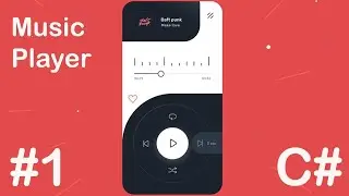 How To make Music Player Ui Design in c# windows Application Part 1