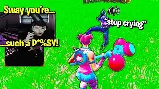 CLIX *RAGES* when FaZe SWAY does THIS in $2500 1v1! (Fortnite)