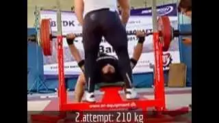 Martin Lange (SV Motor Barth) 325-210-300 kg at the Open Men German Powerlifting Championships 2013