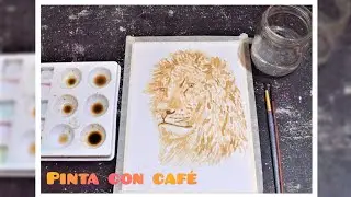 &iquest;Como pintar con cafe? // How to paint with coffee?