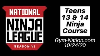 NNL Ninja Comp. Course 13 & 14 yrs Gym-Nation