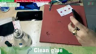 Xiaomi Mi Note 3 Back Glass Replacement |  Battery Cover Back Housing Case Replacement