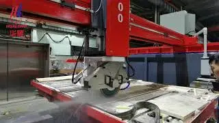 Hualong Mchinery Industrial 45 Degree Stone Slab Cutting Machine for Granite Marble
