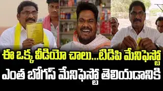 YCP Ad VS TDP Manifesto Fake Schemes in AP | Chandrababu ilegal Scams 2024 Elections | CM YS Jagan