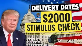 Delivery Date!📈$2000 4th Stimulus Check💰Before Holidays?🎉Social Security SSI,SSDI,VA Seniors?✅