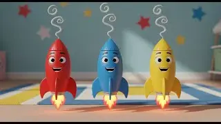 Three Little Toy Rockets Blast Blast Blast AV1 | Nursery Rhymes for Kids & Baby Songs