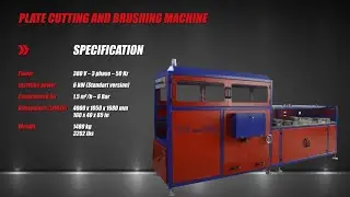 Plate Cutting and Brushing Machine | FQ1.0