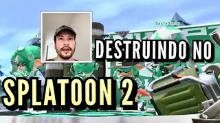 Gameplay de Splatoon 2 modo Clam Blitz em portugues brasil pt br