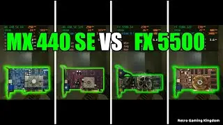 GeForce4 MX 440 SE vs GeForce FX 5500 Test In 7 Games (Both 64 and 128 bit)