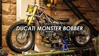 Ducati Monster S2R 1000 Powered Custom Tracker Bobber Build by North Motorcycle