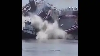 North Korean warship sinks during launch in front of Kim Jong Un. #NorthKorea #WarshipFail #Fail