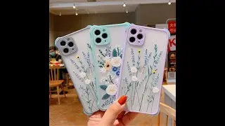 New Transparent Flower Case for iPhone 11 series