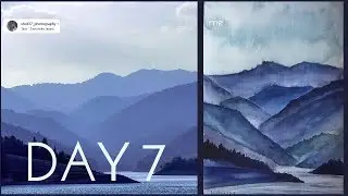 Watercolor Painting: Blue Hour | Speedpainting - INSTA APRIL | Day 7