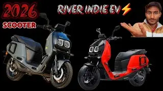2026 River Indie EV⚡ Scooter Launched Riding Modes💥😲 Dual Disc (ABS) Range👉170KM💥 Full Details 