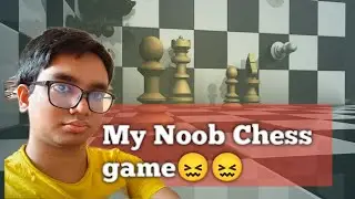 My 1st Noob game🤧🤧🤧 video on YouTube #chessgameplay #chessnoob #chessgame #chesstricks 