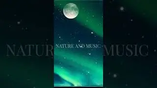 FULL moon with a Beautiful aurora borealis.🌟