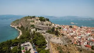 Walking down Palamidi Fortress Nafplio - Greece [4K]