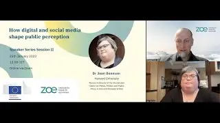 How digital and social media shape public perception (#SocialPolicyUnpacked Session II)