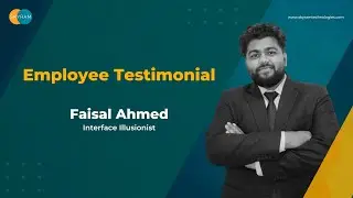 Meet Faisal Ahmed, our Interface Illusionist, crafting digital magic✨#SkyramTechnologies