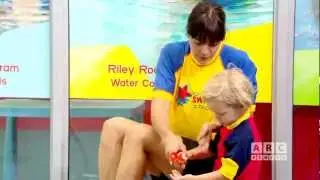 Toddler swimming tips and techniques with Sam Riley